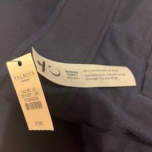 Talbots Women’s Curvy Black Slacks